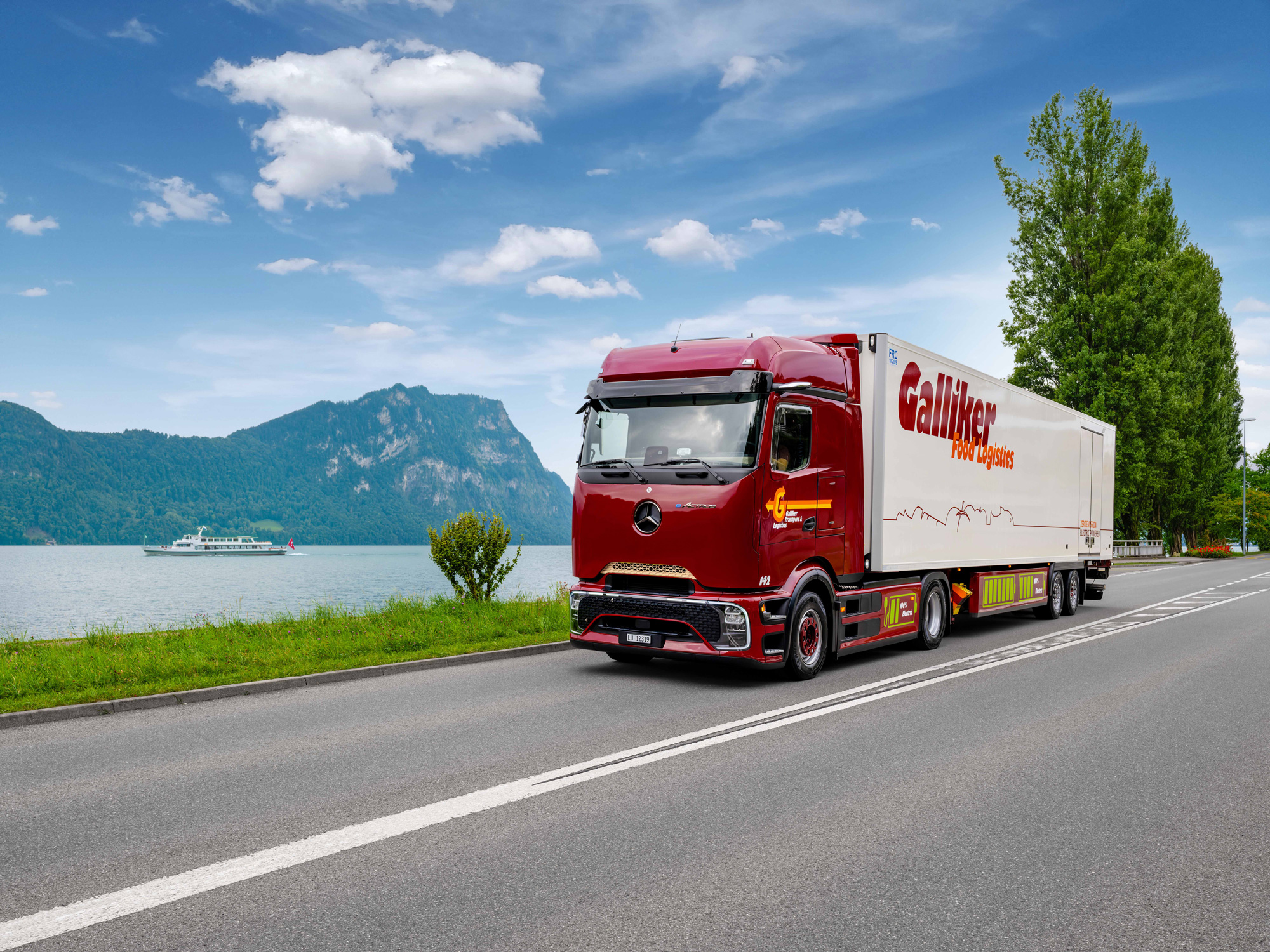 Nos Mercedes eActros 600: une puissance électrique supplémentaire pour l'avenir